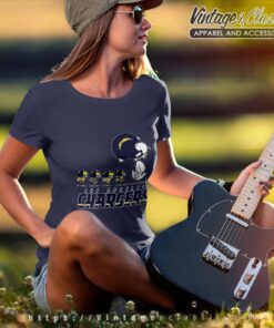 Los Angeles Chargers Snoopy Woodstock Team Walking Women T shirt