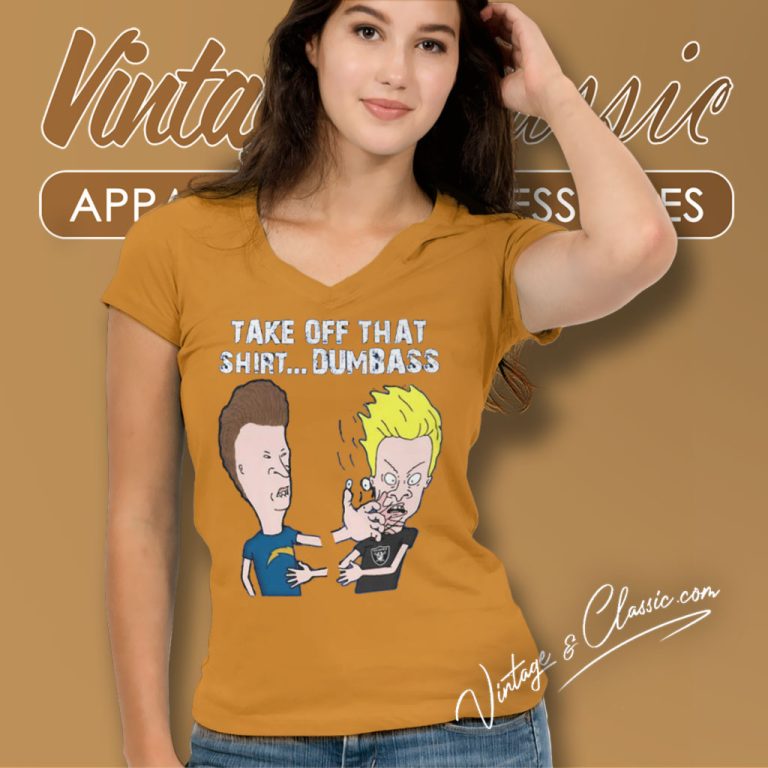 Los Angeles Chargers Take Off Tha Dumbass Face Slap V Neck TShirt Los Angeles Chargers Take Off Tha Dumbass Face Slap V Neck TShirt