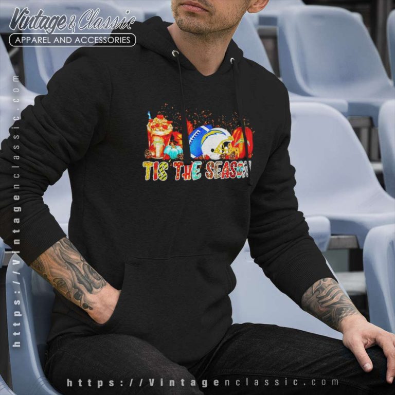 Los Angeles Chargers Tis The Season Halloween Hoodie Los Angeles Chargers Tis The Season Halloween Hoodie