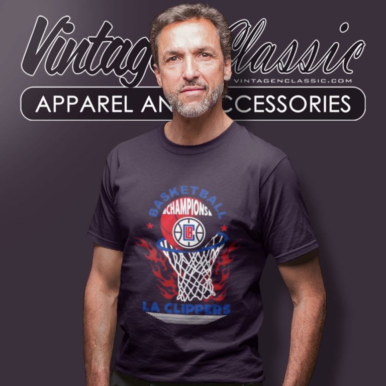 Los Angeles Clippers Basketball Champions Fire Logo 2023 T Shirt Los Angeles Clippers Basketball Champions Fire Logo 2023 T Shirt