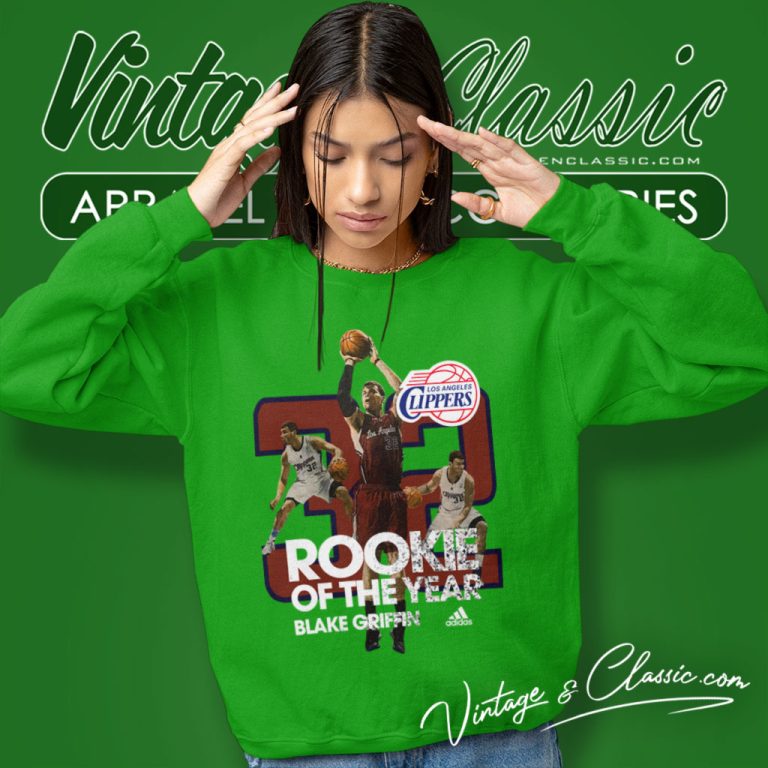 Los Angeles Clippers Blake Griffin 32 Rookie Of The Years Sweatshirt Los Angeles Clippers Blake Griffin 32 Rookie Of The Years Sweatshirt