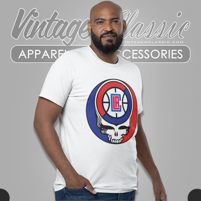 Los Angeles Clippers Grateful Dead Steal Your Face T Shirt Los Angeles Clippers Grateful Dead Steal Your Face T Shirt