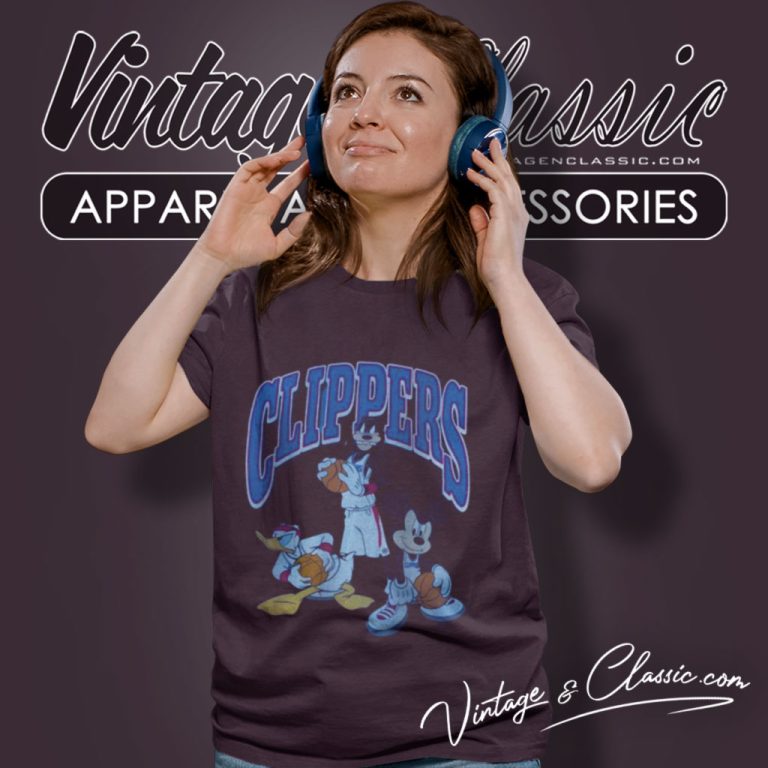 Los Angeles Clippers Junk Food Team Mickey Squad Qb Women T Shirt Los Angeles Clippers Junk Food Team Mickey Squad Qb Women T Shirt