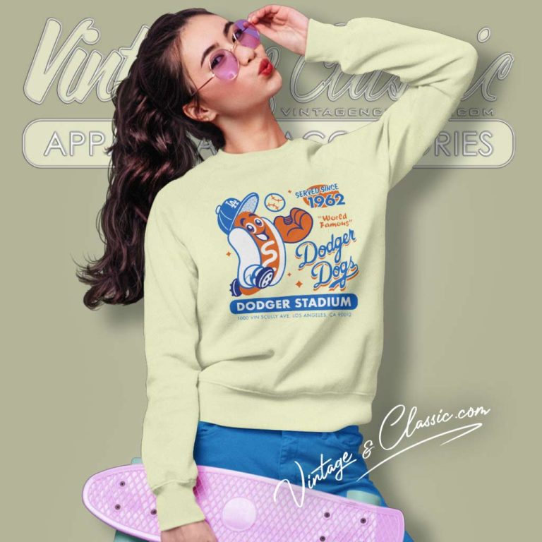 Los Angeles Dodger Dogs Dodgers Stadium Mlb Sweatshirt Los Angeles Dodger Dogs Dodgers Stadium Mlb Sweatshirt