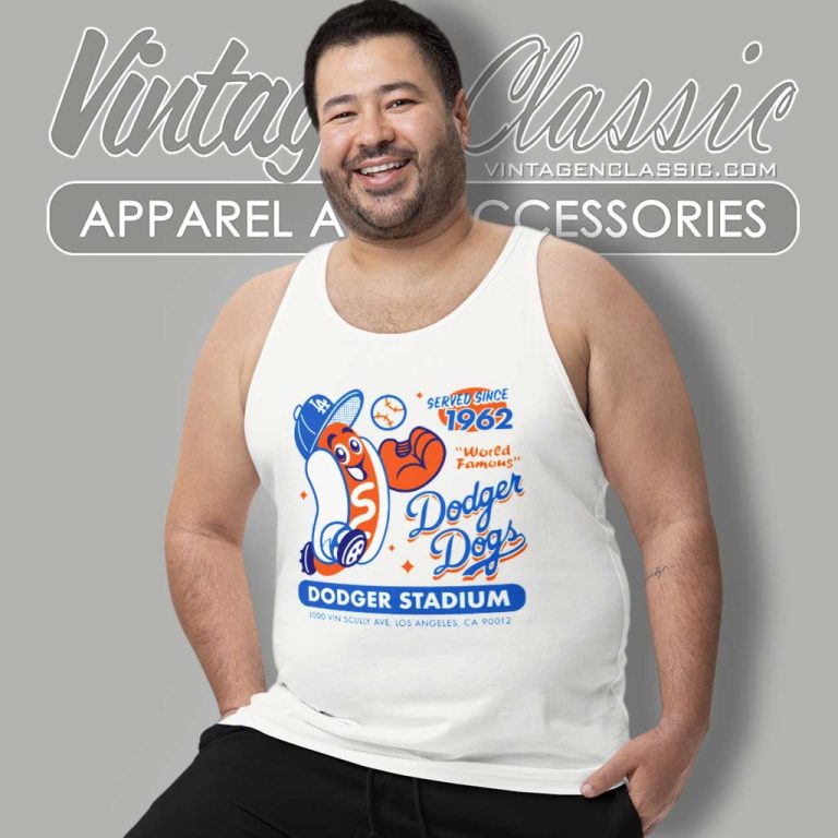 Los Angeles Dodger Dogs Dodgers Stadium Mlb Tank Top Racerback Los Angeles Dodger Dogs Dodgers Stadium Mlb Tank Top Racerback