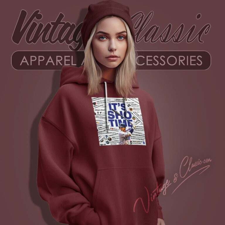 Los Angeles Dodgers Announce Shohei Ohtani Its Sho Time Hoodie Los Angeles Dodgers Announce Shohei Ohtani Its Sho Time Hoodie