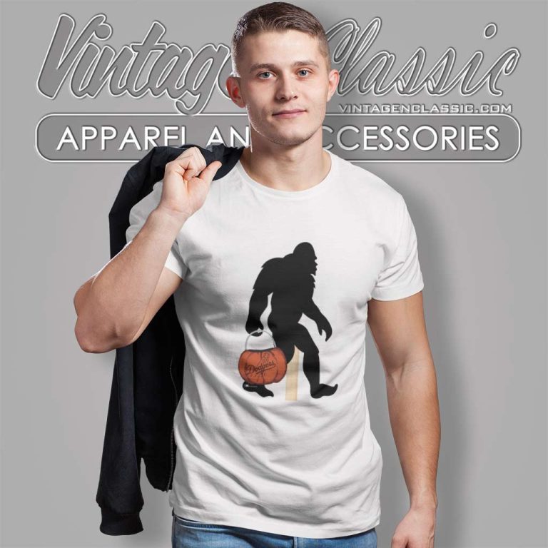 Los Angeles Dodgers Bigfoot Halloween T Shirt Los Angeles Dodgers Bigfoot Halloween T Shirt