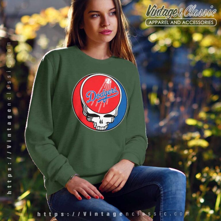 Los Angeles Dodgers Grateful Dead Logo Sweatshirt Los Angeles Dodgers Grateful Dead Logo Sweatshirt