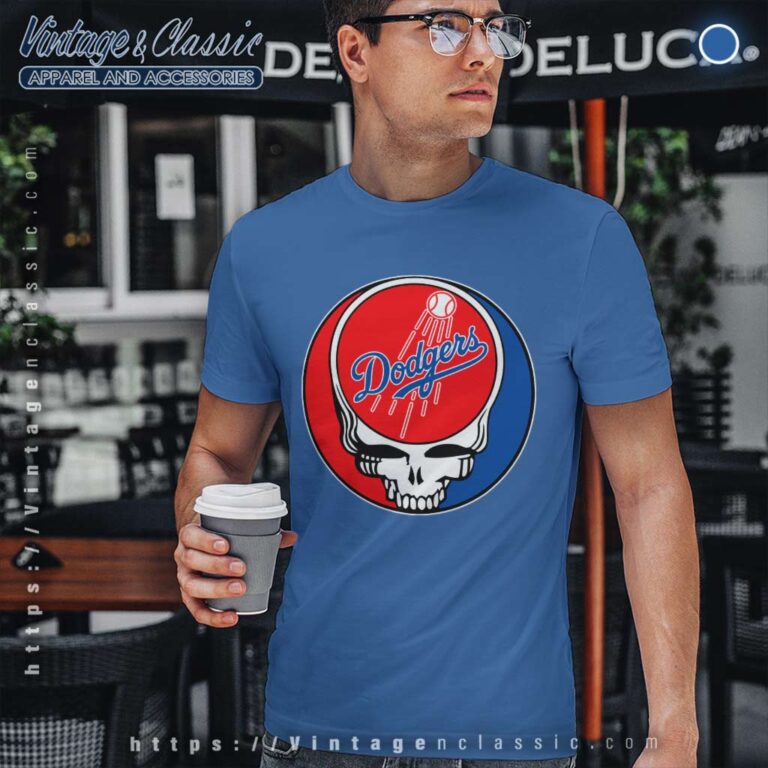 Los Angeles Dodgers Grateful Dead Logo T Shirt Los Angeles Dodgers Grateful Dead Logo T Shirt
