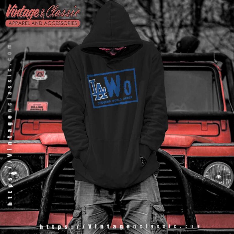 Los Angeles Dodgers Nwo Logo Hoodie Los Angeles Dodgers Nwo Logo Hoodie