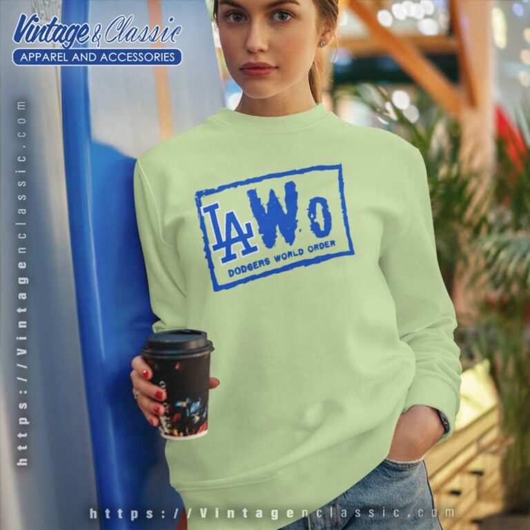 Los Angeles Dodgers Nwo Logo Sweatshirt Los Angeles Dodgers Nwo Logo Sweatshirt