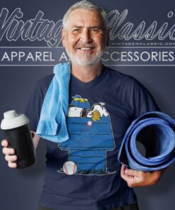 Los Angeles Dodgers Snoopy Woodstock Resting Together V Neck TShirt