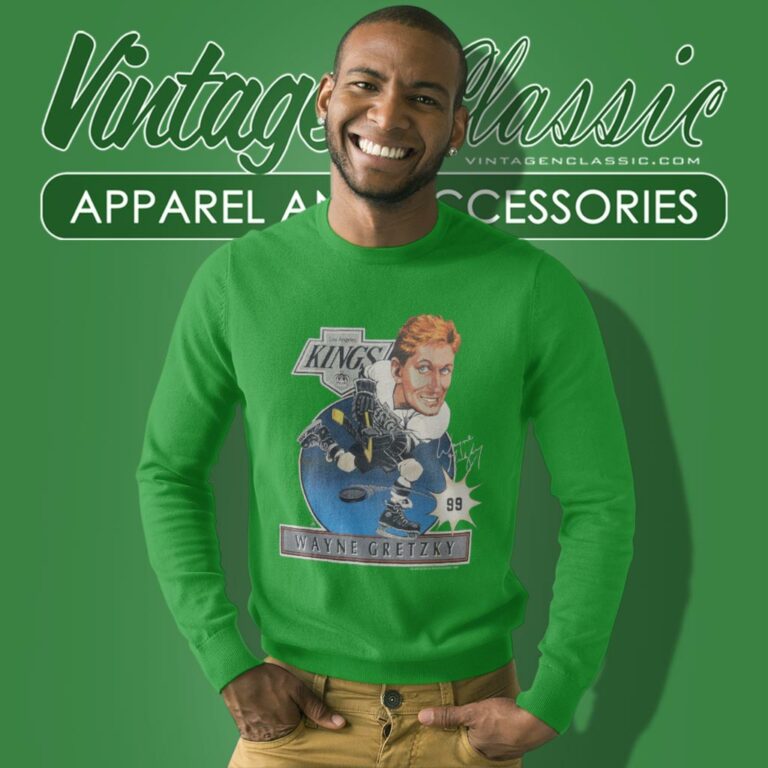 Los Angeles Kings 99 Wayne Gretzky Caricature Sweatshirt Los Angeles Kings 99 Wayne Gretzky Caricature Sweatshirt