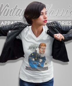 Los Angeles Kings 99 Wayne Gretzky Caricature V Neck TShirt