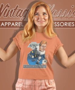 Los Angeles Kings 99 Wayne Gretzky Caricature Women T Shirt