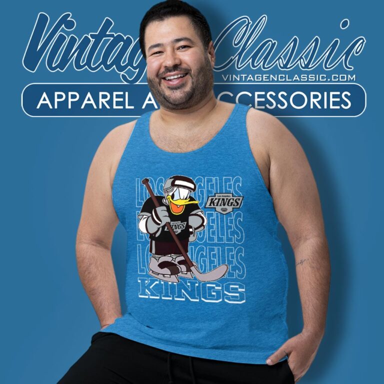 Los Angeles Kings Donald Duck Hockey Shirt Tank Top Racerback Los Angeles Kings Donald Duck Hockey Shirt Tank Top Racerback