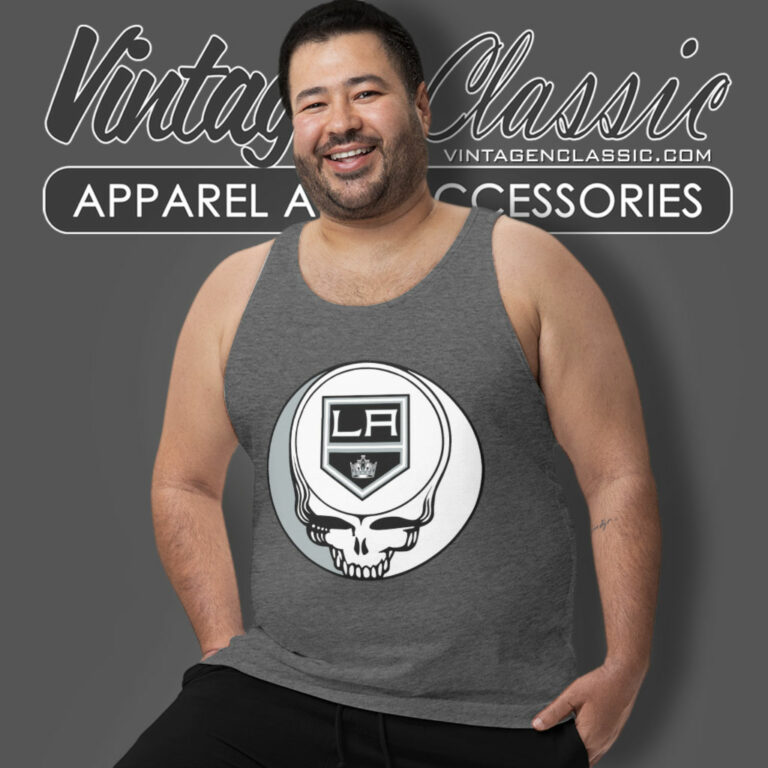 Los Angeles Kings Grateful Dead Steal Your Face Tank Top Racerback Los Angeles Kings Grateful Dead Steal Your Face Tank Top Racerback