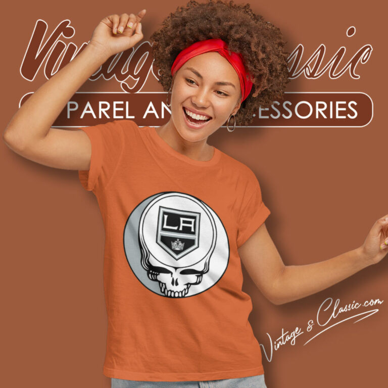 Los Angeles Kings Grateful Dead Steal Your Face Women T Shirt Los Angeles Kings Grateful Dead Steal Your Face Women T Shirt