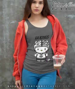 Los Angeles Kings Hello Kitty Shirt Tank Top Racerback