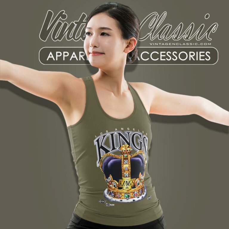 Los Angeles Kings Logo Nhl 90s Tank Top Racerback Los Angeles Kings Logo Nhl 90s Tank Top Racerback
