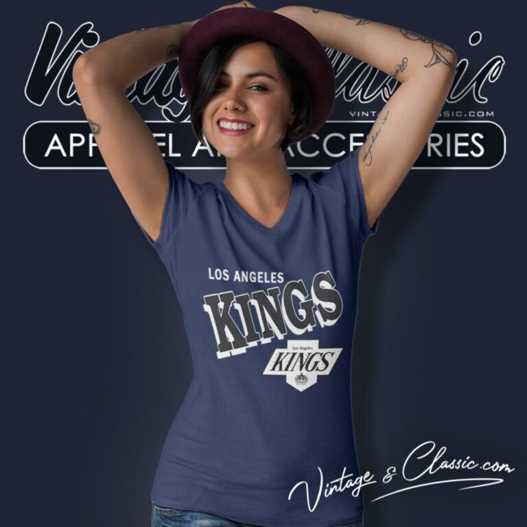 Los Angeles Kings Nhl Ice Hockey V Neck TShirt Los Angeles Kings Nhl Ice Hockey V Neck TShirt