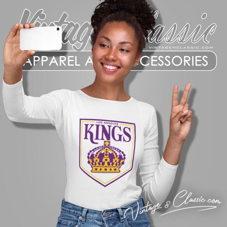 Los Angeles Kings Vintage Logo Long Sleeve Tee Los Angeles Kings Vintage Logo Long Sleeve Tee