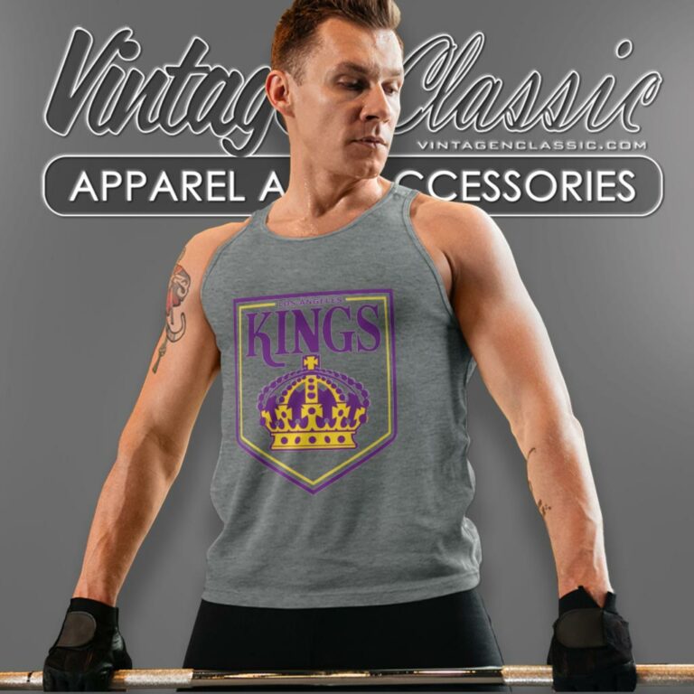 Los Angeles Kings Vintage Logo Tank Top Racerback Los Angeles Kings Vintage Logo Tank Top Racerback