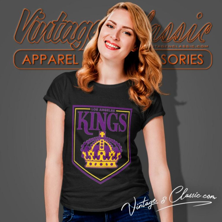 Los Angeles Kings Vintage Logo Women T Shirt Los Angeles Kings Vintage Logo Women T Shirt