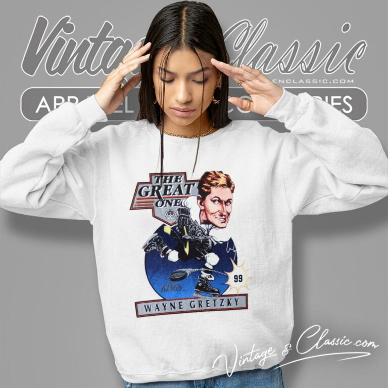Los Angeles Kings Wayne Gretzky Caricature Cartoon 1988 Nhl Hockey Sweatshirt Los Angeles Kings Wayne Gretzky Caricature Cartoon 1988 Nhl Hockey Sweatshirt