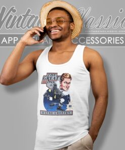 Los Angeles Kings Wayne Gretzky Caricature Cartoon 1988 Nhl Hockey Tank Top Racerback