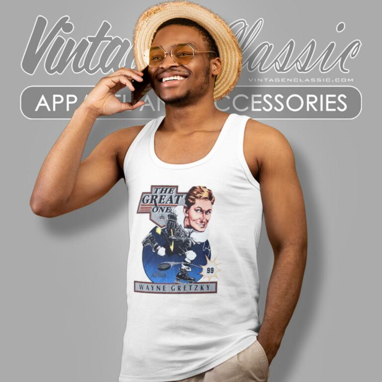 Los Angeles Kings Wayne Gretzky Caricature Cartoon 1988 Nhl Hockey Tank Top Racerback Los Angeles Kings Wayne Gretzky Caricature Cartoon 1988 Nhl Hockey Tank Top Racerback