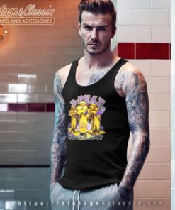 Los Angeles Lakers 3 Peat Champions 2002 Tank Top Racerback