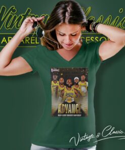 Los Angeles Lakers Advanced Nba In Season Tournament Championship V Neck TShirt