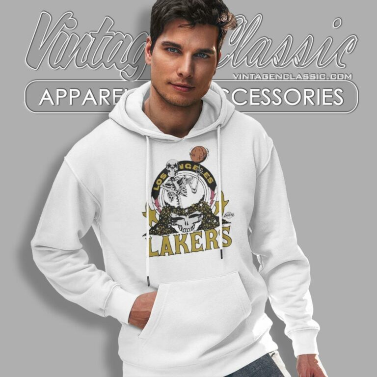 Los Angeles Lakers Grateful Dead Skull Hoodie Los Angeles Lakers Grateful Dead Skull Hoodie