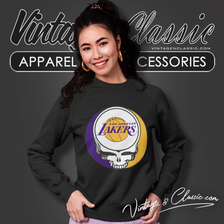 Los Angeles Lakers Grateful Dead Steal Your Face Sweatshirt Los Angeles Lakers Grateful Dead Steal Your Face Sweatshirt
