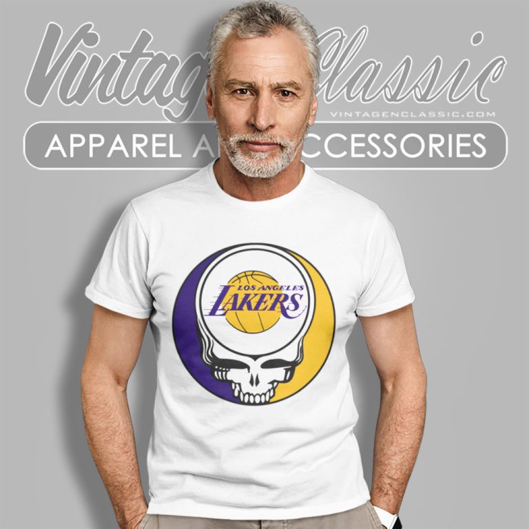 Los Angeles Lakers Grateful Dead Steal Your Face T Shirt Los Angeles Lakers Grateful Dead Steal Your Face T Shirt