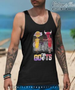 Los Angeles Lakers Kobe Bryant And Chicago Bulls Michael Jordan 2023 Tank Top Racerback