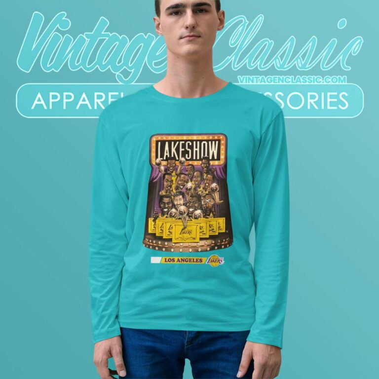 Los Angeles Lakers Lakeshow Basketball Long Sleeve Tee Los Angeles Lakers Lakeshow Basketball Long Sleeve Tee