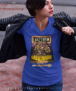 Los Angeles Lakers Lakeshow Basketball V Neck TShirt