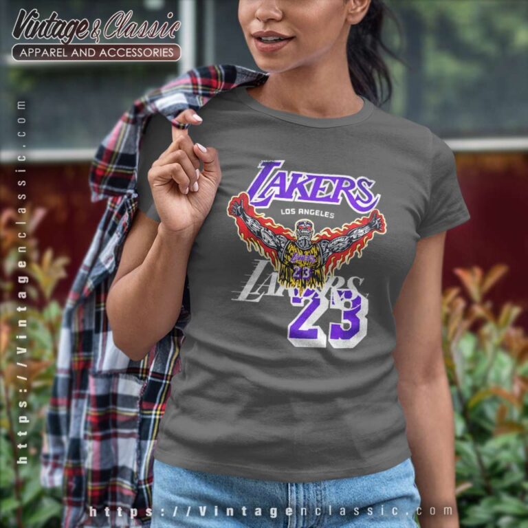 Los Angeles Lakers Lebron James 23 Women TShirt Los Angeles Lakers Lebron James 23 Women TShirt