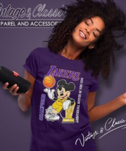 Los Angeles Lakers Mickey Mouse 2023 Nba In Season Tournament Champions Women T Shirt