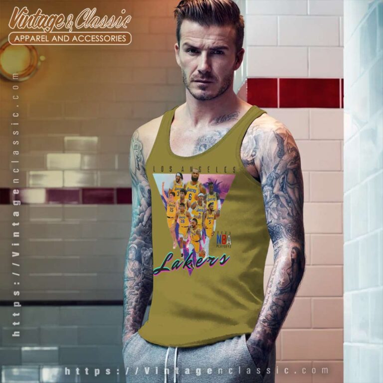 Los Angeles Lakers Nba Playoffs Tank Top Racerback Los Angeles Lakers Nba Playoffs Tank Top Racerback
