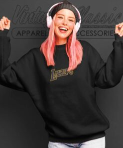 Los Angeles Lakers Nba Suga Bts Glitch Shirt By Mitchell And Ness Sweatshirt