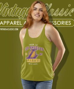 Los Angeles Lakers Nba With Love From La Tank Top Racerback