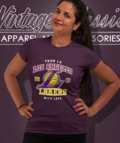 Los Angeles Lakers Nba With Love From La Women TShirt