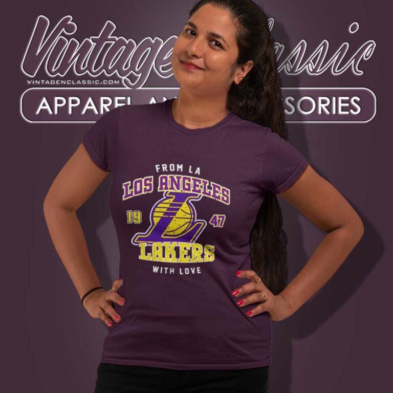 Los Angeles Lakers Nba With Love From La Women TShirt Los Angeles Lakers Nba With Love From La Women TShirt