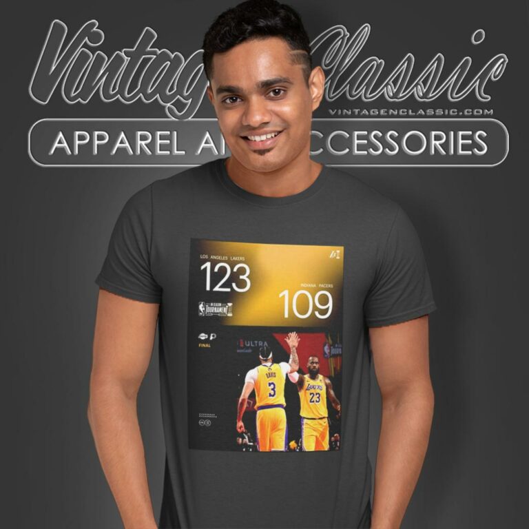Los Angeles Lakers Win 123 109 Indiana Pacers 2023 In Season Tournament Champions T Shirt Los Angeles Lakers Win 123 109 Indiana Pacers 2023 In Season Tournament Champions T Shirt