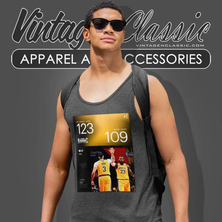 Los Angeles Lakers Win 123 109 Indiana Pacers 2023 In Season Tournament Champions Tank Top Racerback Los Angeles Lakers Win 123 109 Indiana Pacers 2023 In Season Tournament Champions Tank Top Racerback