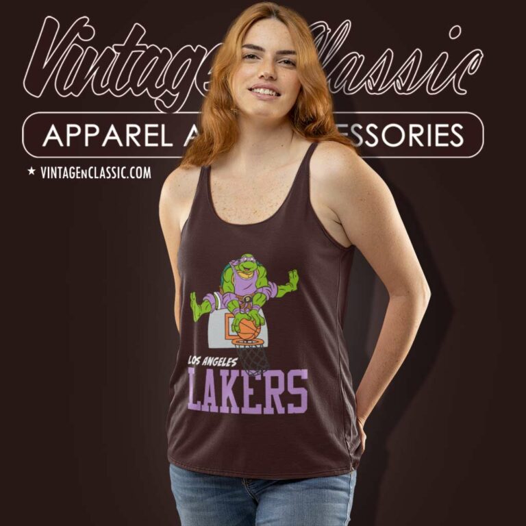 Los Angeles Lakers X Teenage Mutant Ninja Turtles Tank Top Racerback Los Angeles Lakers X Teenage Mutant Ninja Turtles Tank Top Racerback