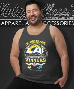 Los Angeles Rams 2023 2024 Nfc Super Wild Card Winners Skyline Nfl Playoffs Divisional Tank Top Racerback